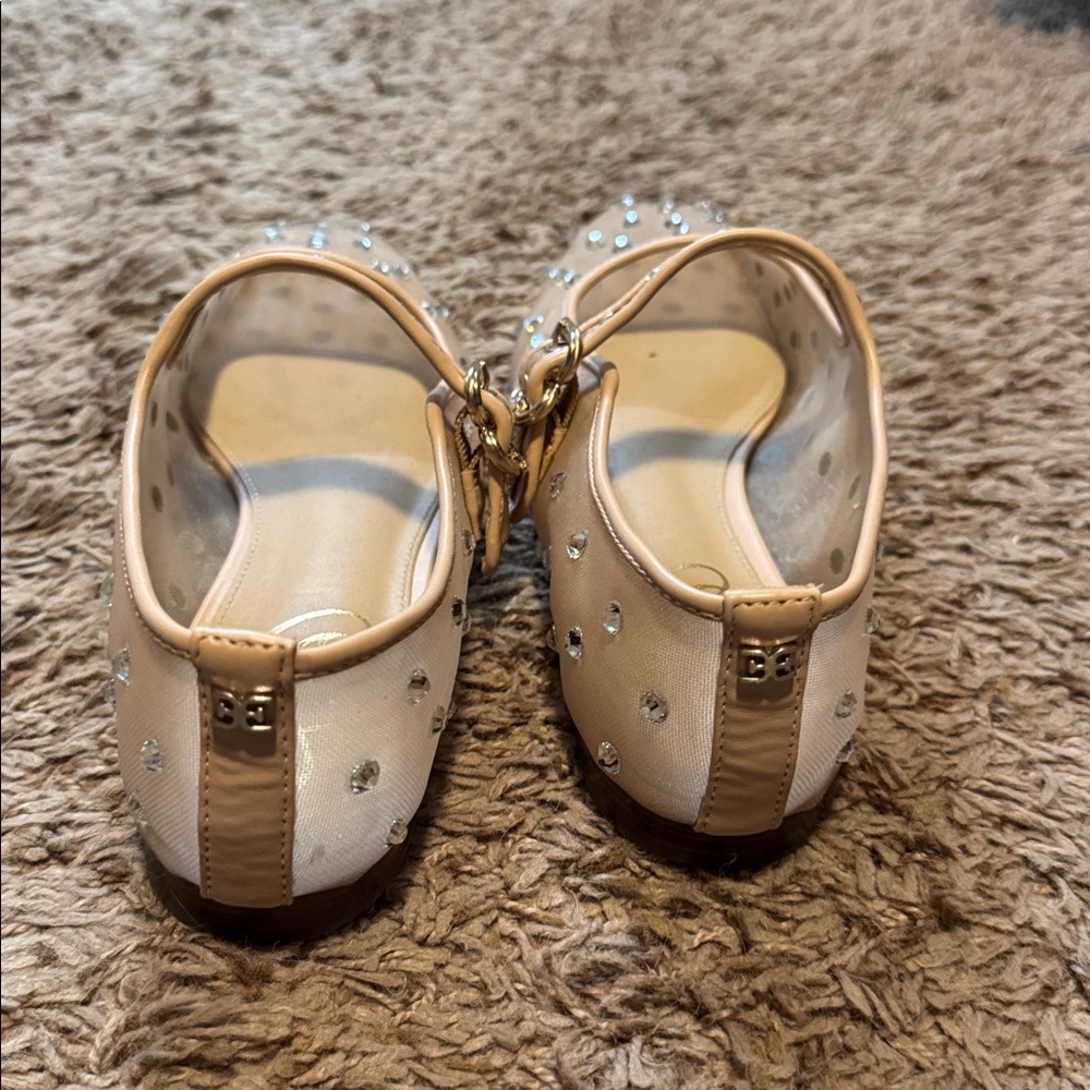 Sam Edelman Women's Michaela Gem Embellished Mesh Mary Jane Shoes Flats 7 - Picture 9 of 11